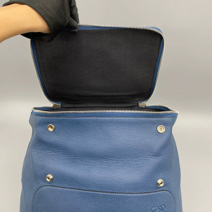 Loewe Blue Leather Backpack