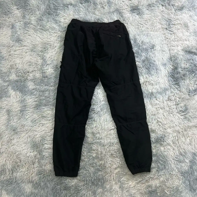 Stone Island Black Cotton Casual Pants S Size 0089