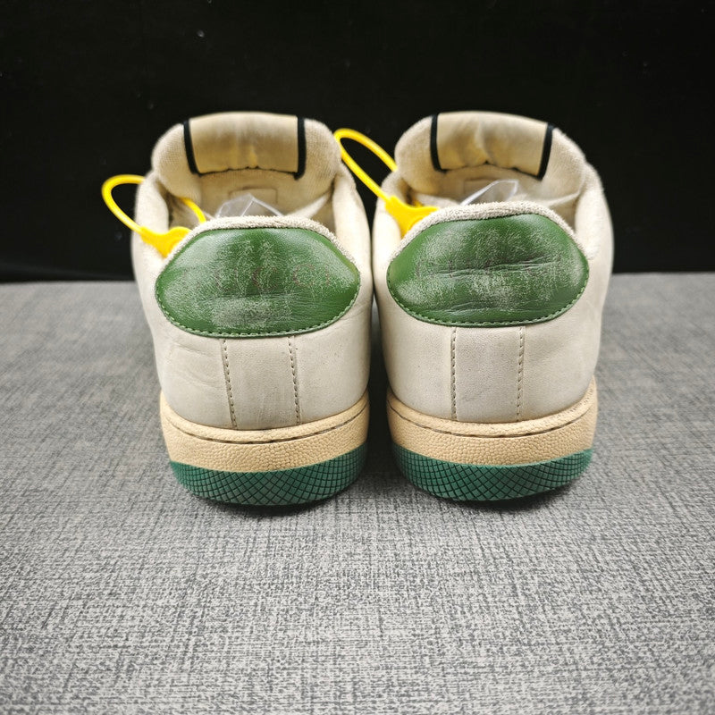 Gucci Screener Distressed Sneakers in Green 0079