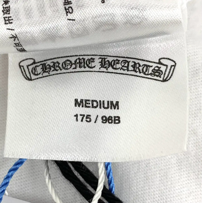 Chrome Hearts White Cotton Long Sleeve T-Shirt 0089