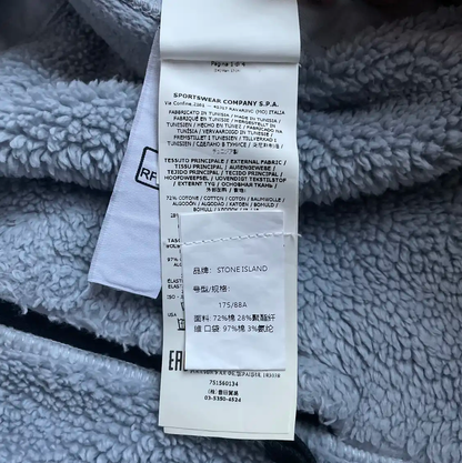 Stone Island Light Blue Cotton Blend Jacket 0089