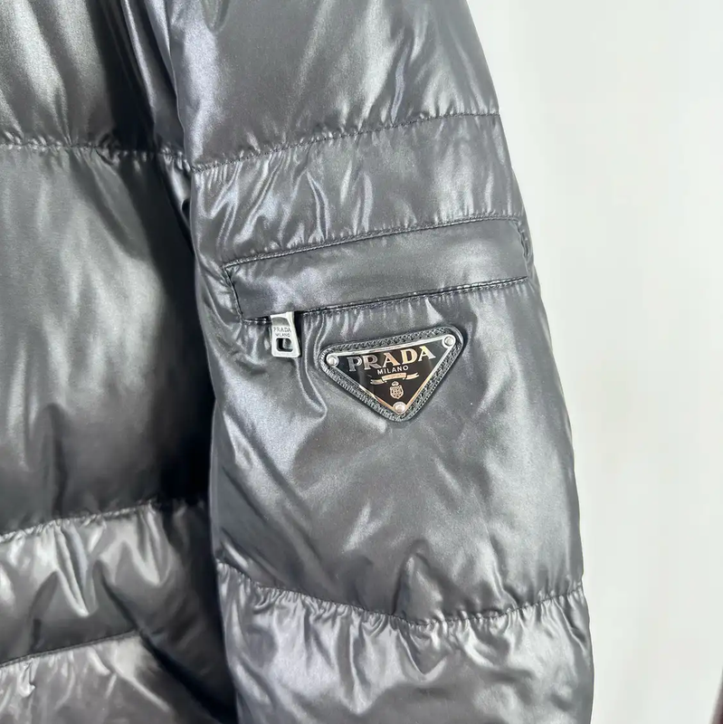 Prada Black Puffer Jacket for Men