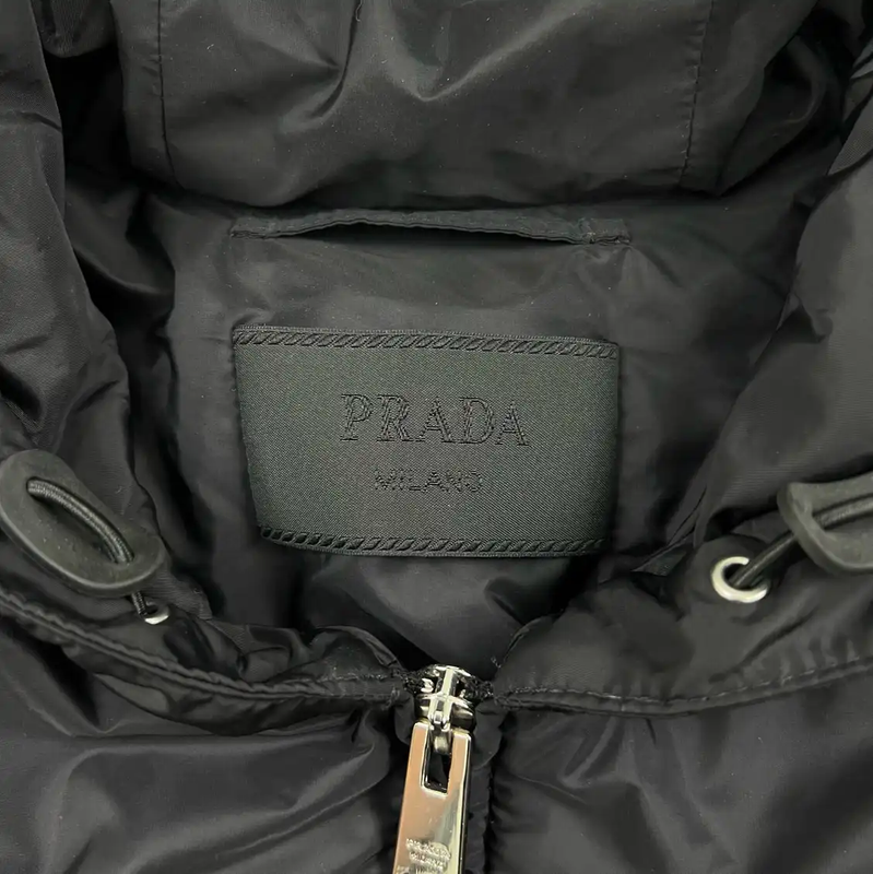 Prada Men's Black Nylon Winter Jacket