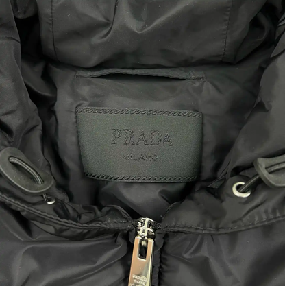 Prada Men's Black Nylon Winter Jacket