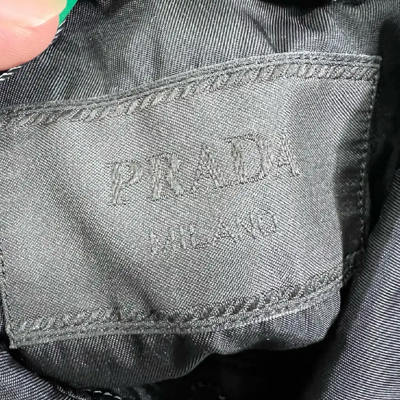 Prada Black Cotton Oversized Men's Jacket
