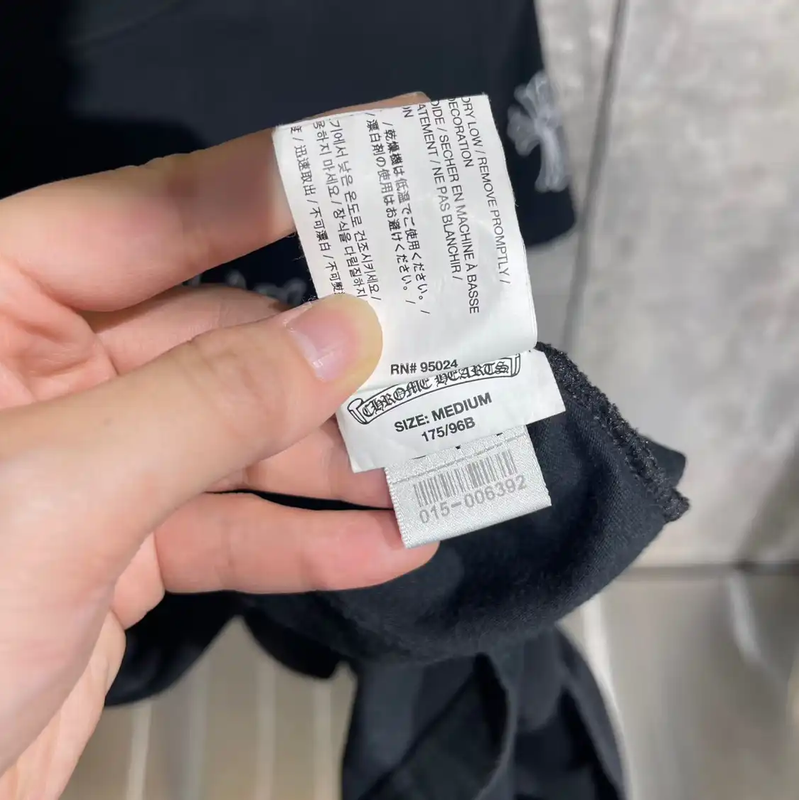 Chrome Hearts Black Cotton Men's T-Shirt 0089