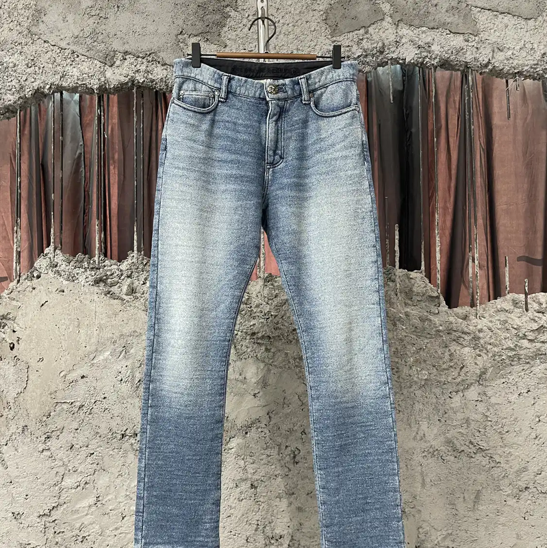 Chrome Hearts Light Blue Casual Pants for Men 0089