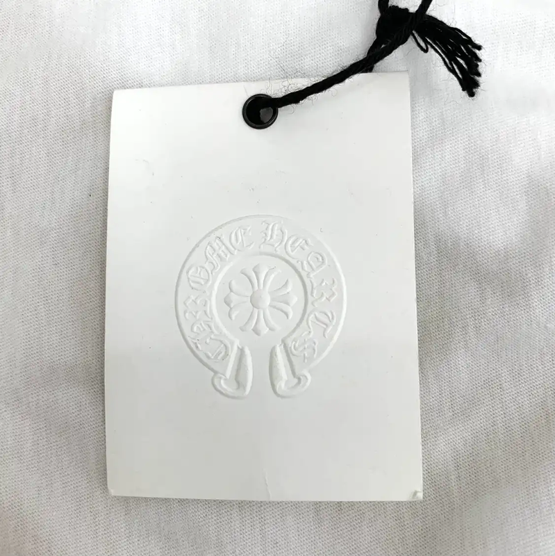 Chrome Hearts White Cotton Long Sleeve T-Shirt 0089