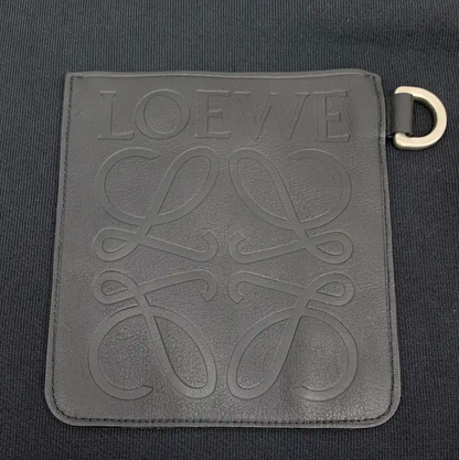 Loewe Black Cotton Hoodie for Men 0089