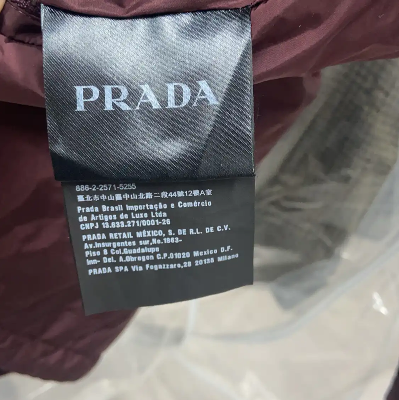 Prada Red Polyester Long Sleeve Jacket