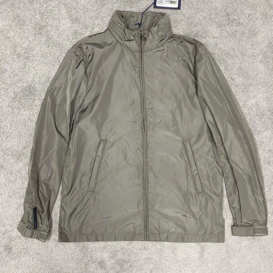 Prada Spring Autumn Khaki Polyester Men's Jacket
