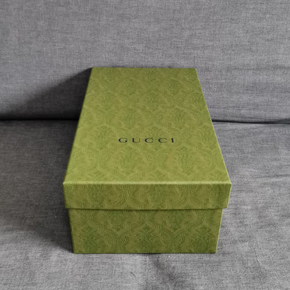 Gucci Ace Low-Top Sneakers in White and Gray 0079