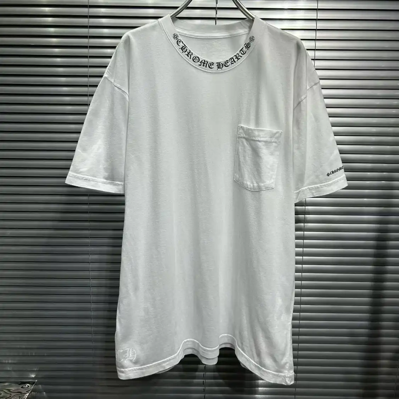 Chrome Hearts White Summer Short Sleeve T-Shirt 0089
