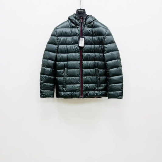 Prada Gray Men's Puffer Jacket in XL Size