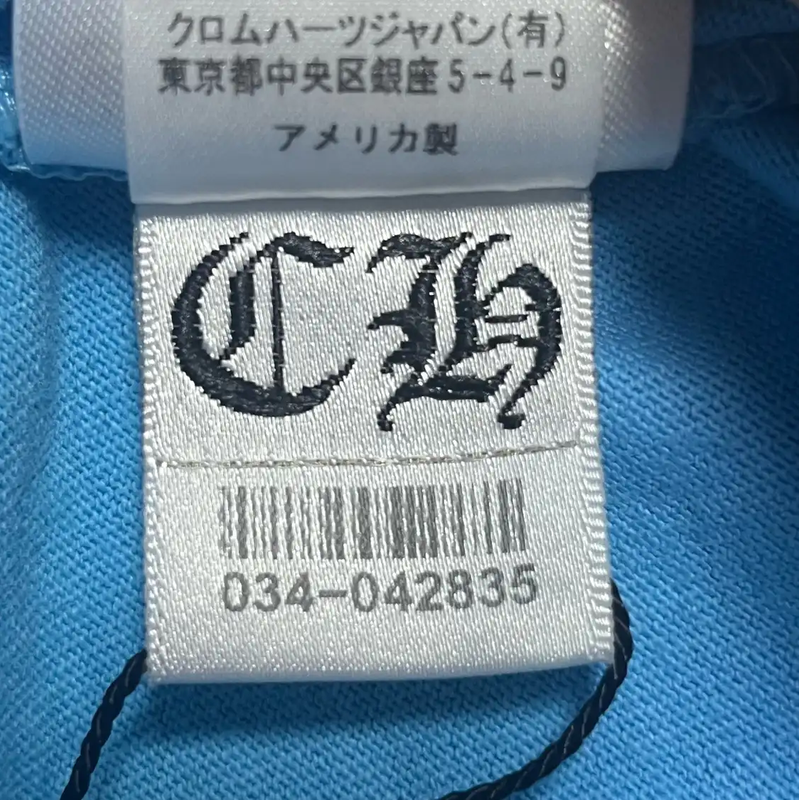 Chrome Hearts Long Sleeve Blue T-Shirt 0089