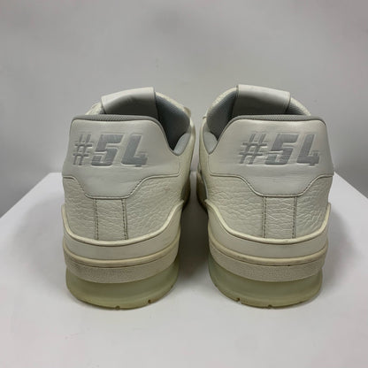 Louis Vuitton White Cement Trainer Sneakers for Men 0079