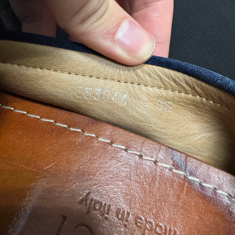 Gucci Leather Casual Loafers in Blue 0079