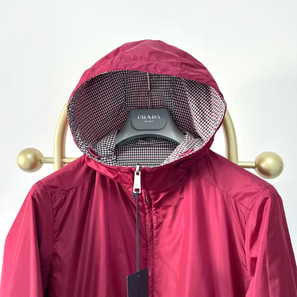 Prada Lightweight Red Polyester Men's Jacket