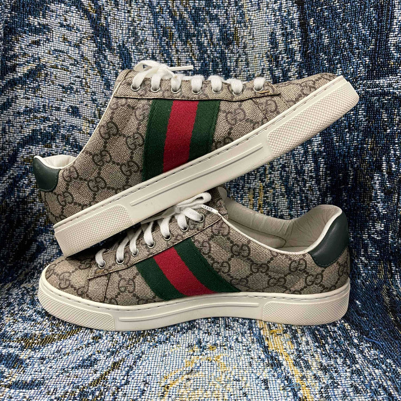 Gucci Ace Leather Low-Top Sneakers 0079