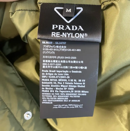 Prada Military Green Cotton Men's Jacket