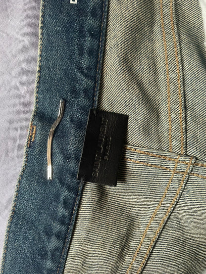 Saint Laurent Men's Blue Slim Fit Jeans