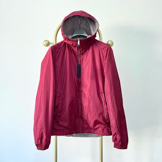 Prada Lightweight Red Polyester Men's Jacket
