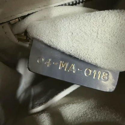 Dior Gray Patent Leather Handbag