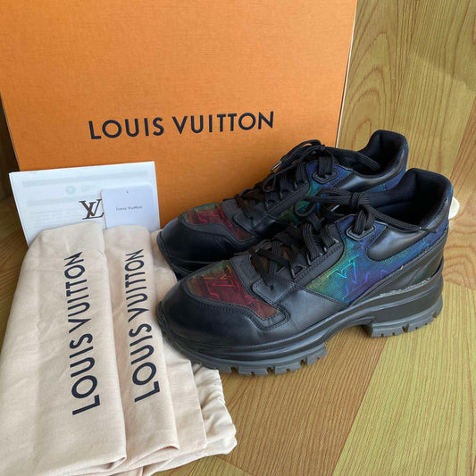 Louis Vuitton 2054 Monogram Nylon Leather Sneakers 0079