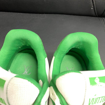Louis Vuitton Green and White Casual Trainers 0079