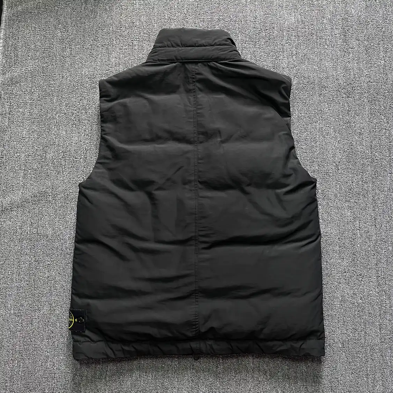 Stone Island Black Men's Sleeveless Outer Vest 0089