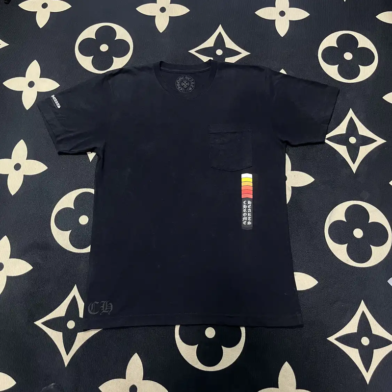 Chrome Hearts Black Short Sleeve T-Shirt for Men 0089