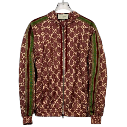 Gucci Red Logo Zip Jacket