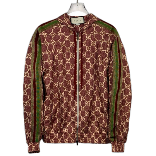 Gucci Red Logo Zip Jacket