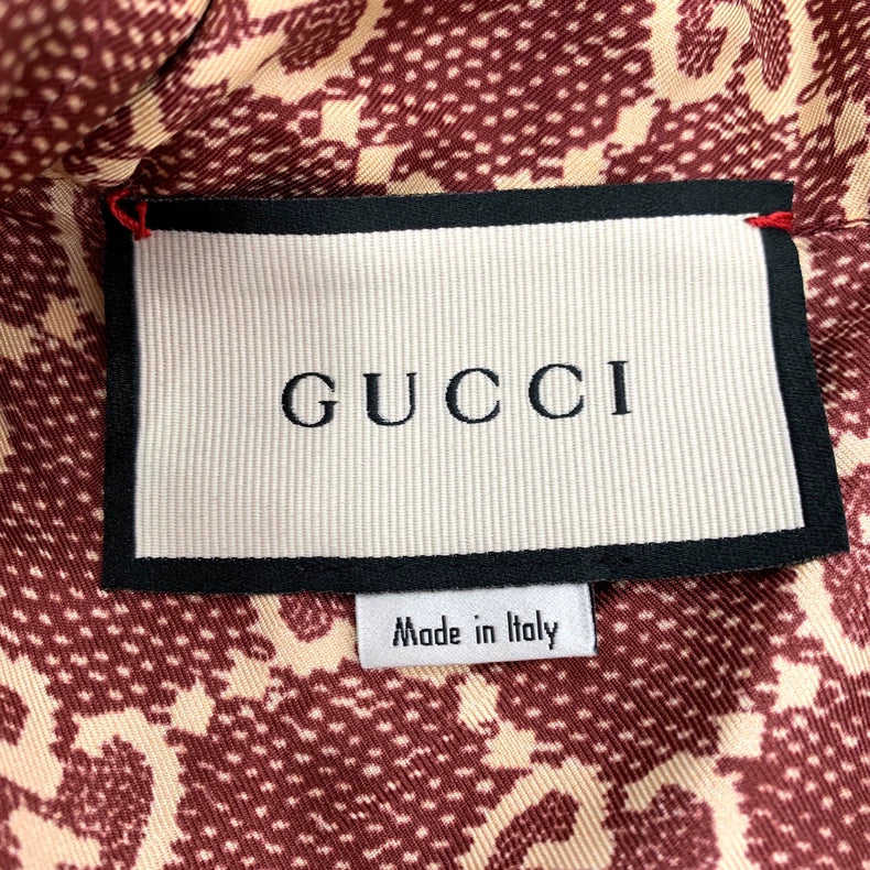 Gucci Red Logo Zip Jacket