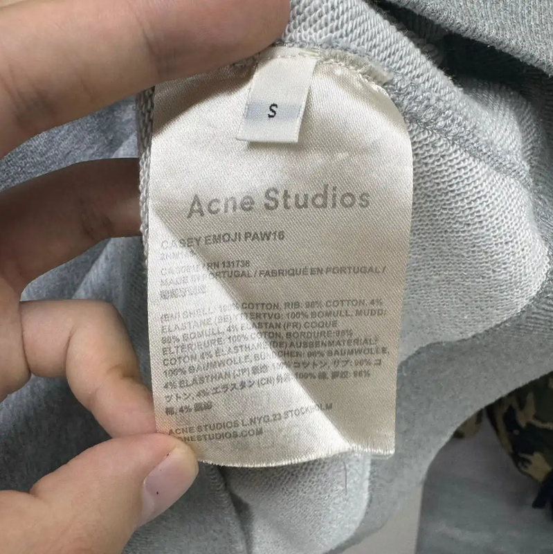 Acne Studios Grey Men's Knit Sweater