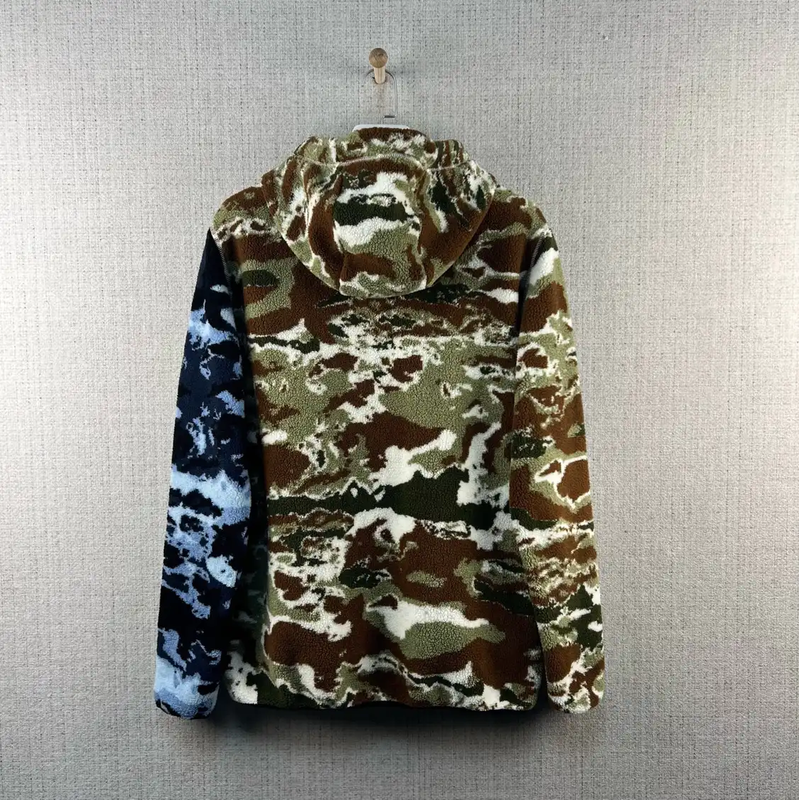 Loewe Multi-Color Camouflage Hooded Jacket 0089