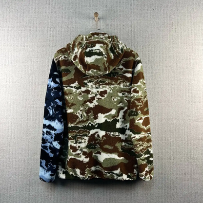Loewe Multi-Color Camouflage Hooded Jacket 0089