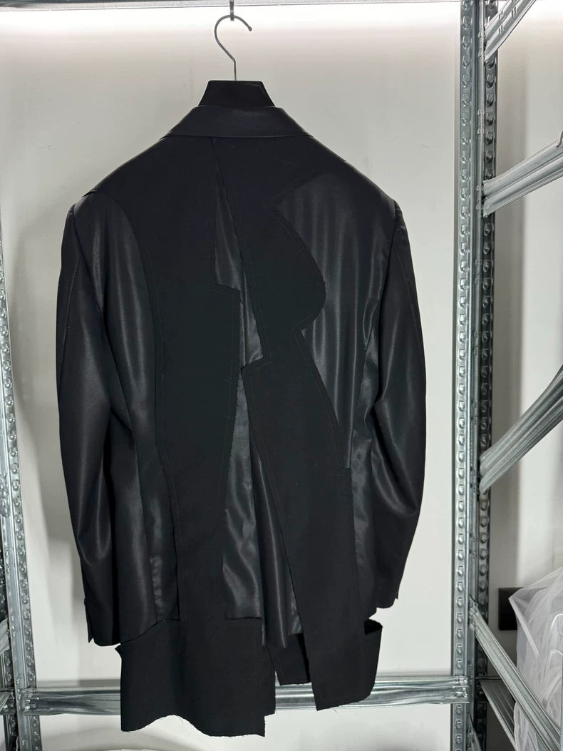 COMME des GARCONS Wool Deconstructed Blazer