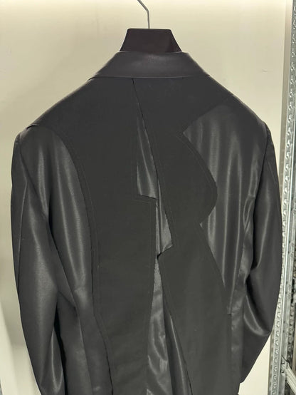 COMME des GARCONS Wool Deconstructed Blazer