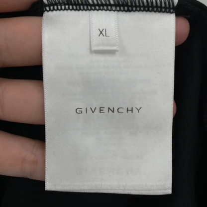 Givenchy Black Cotton Short Sleeve T-Shirt 0089