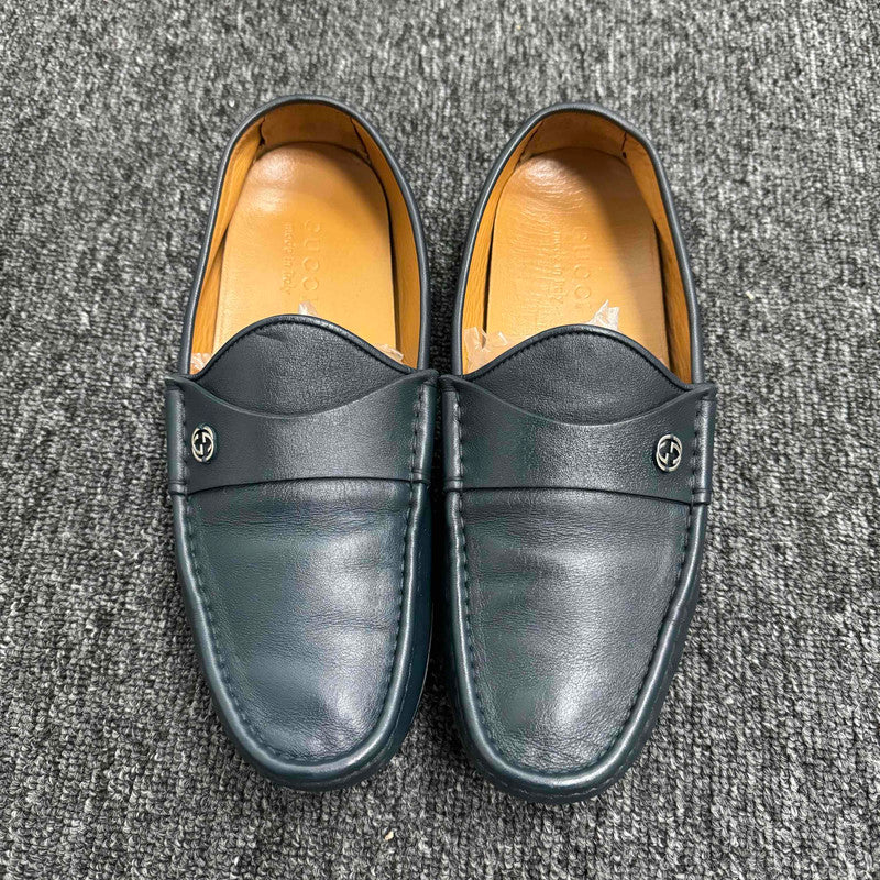 Gucci Black Horsebit Loafers for Men 0079