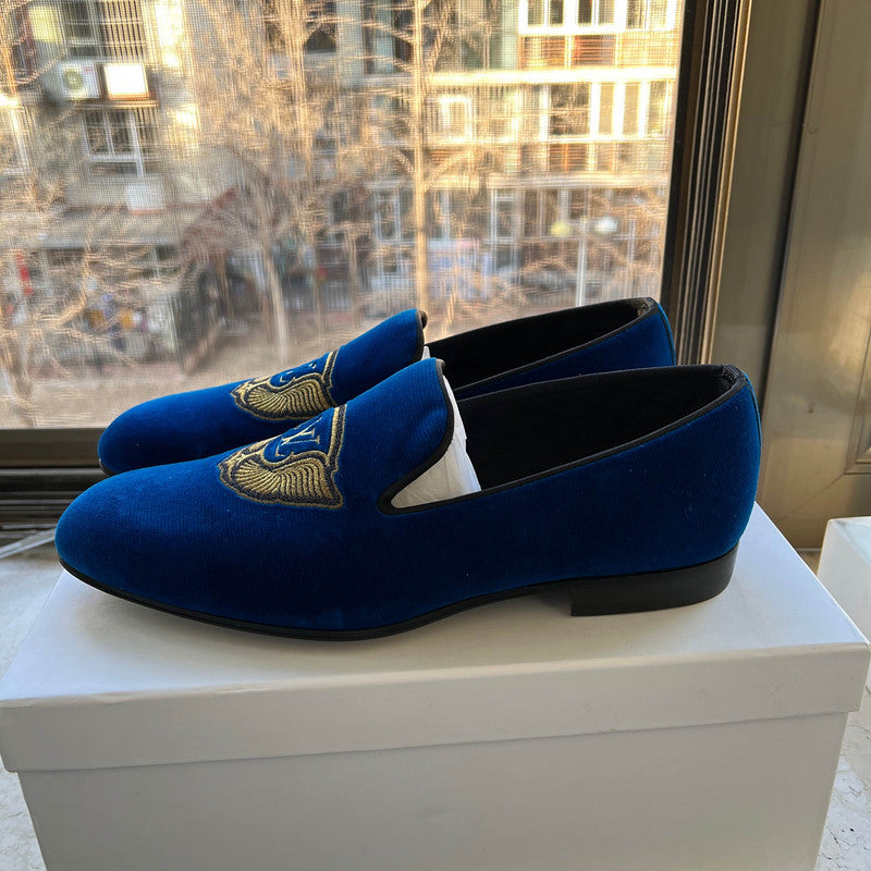 Louis Vuitton Auteuil Velvet Loafers for Men 0079