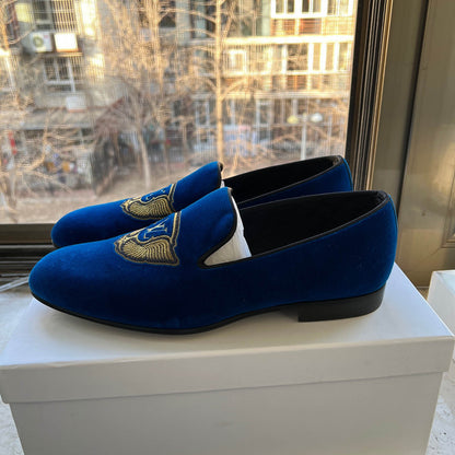 Louis Vuitton Auteuil Velvet Loafers for Men 0079