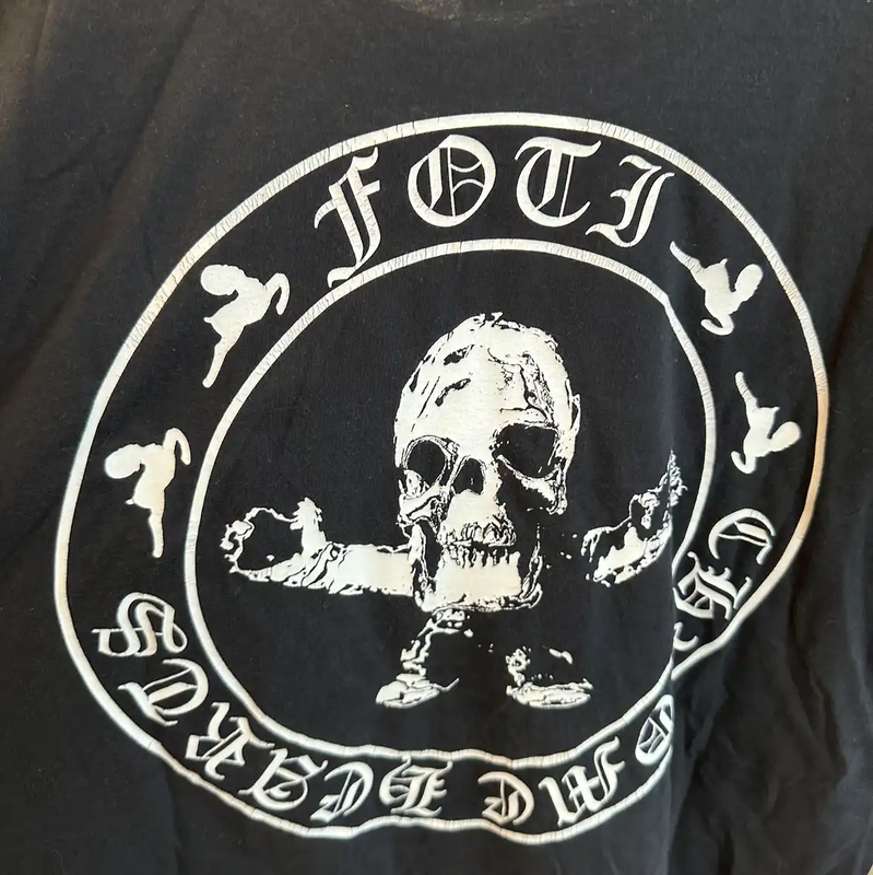 Chrome Hearts Black Cotton Graphic Tee 0089