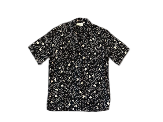 Saint Laurent Star Print Short Sleeve Shirt