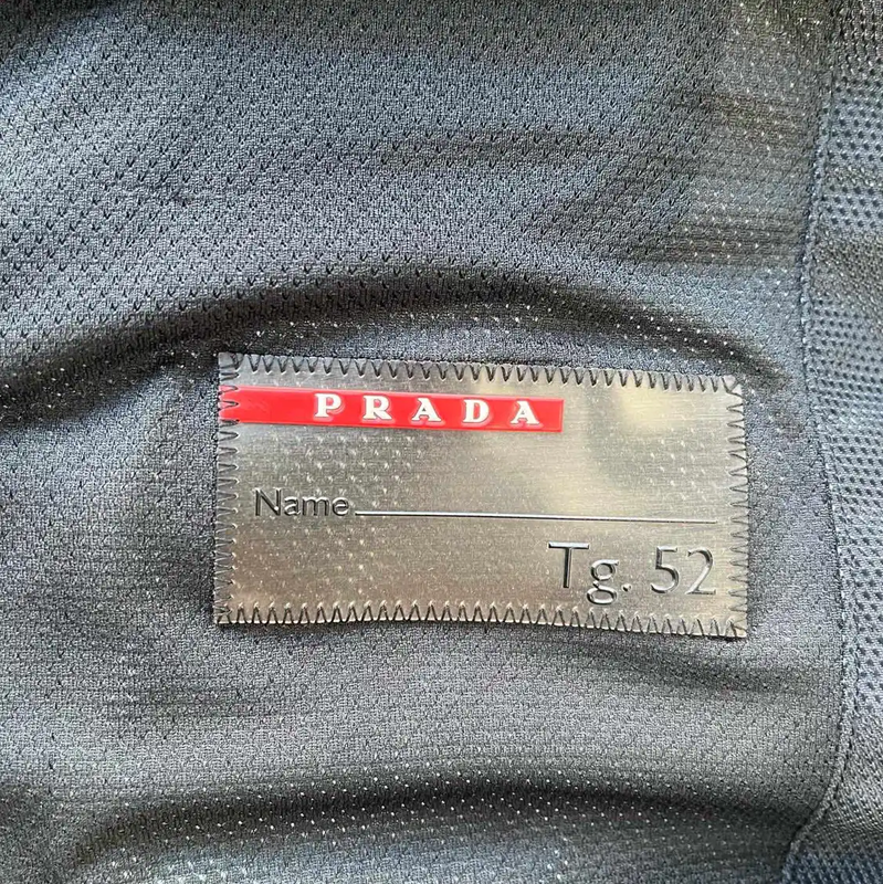 Prada Black Cotton Sports Jacket for Men