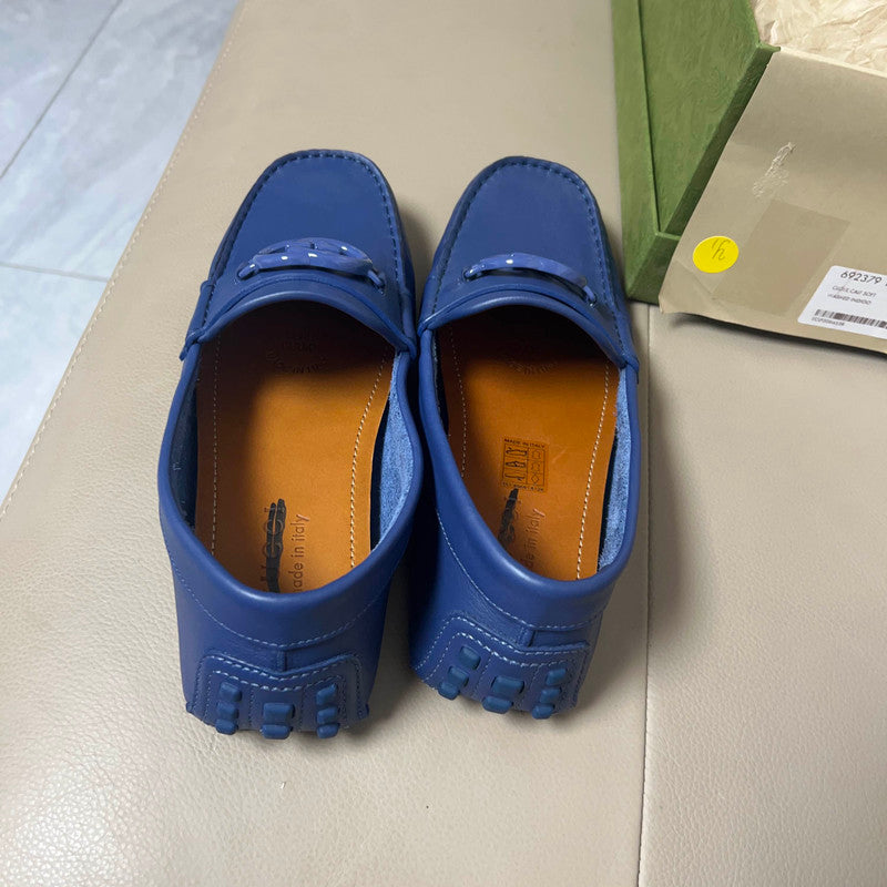 Gucci Interlocking Double G Blue Casual Shoes 0079