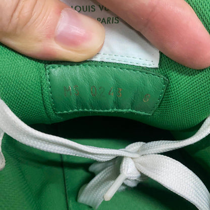 Louis Vuitton Green and White Casual Trainers 0079