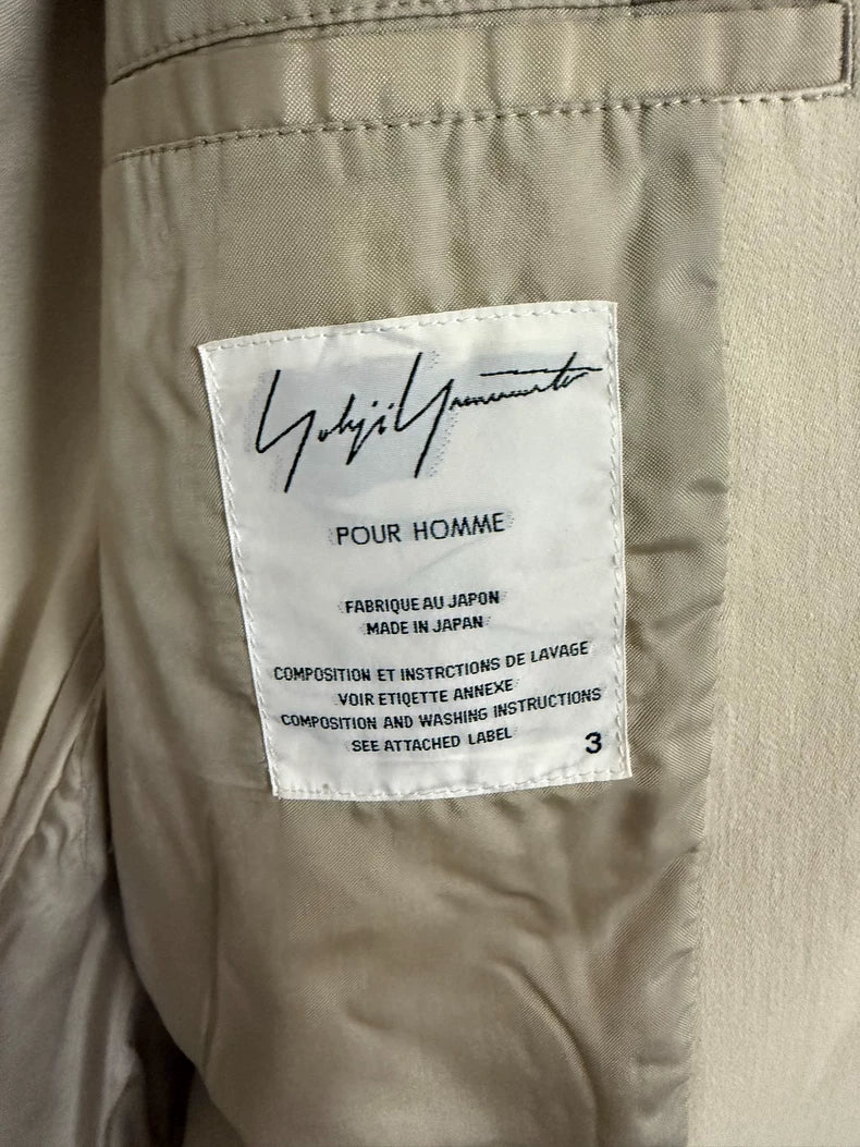 Yohji Yamamoto POUR HOMME Silk Blazer