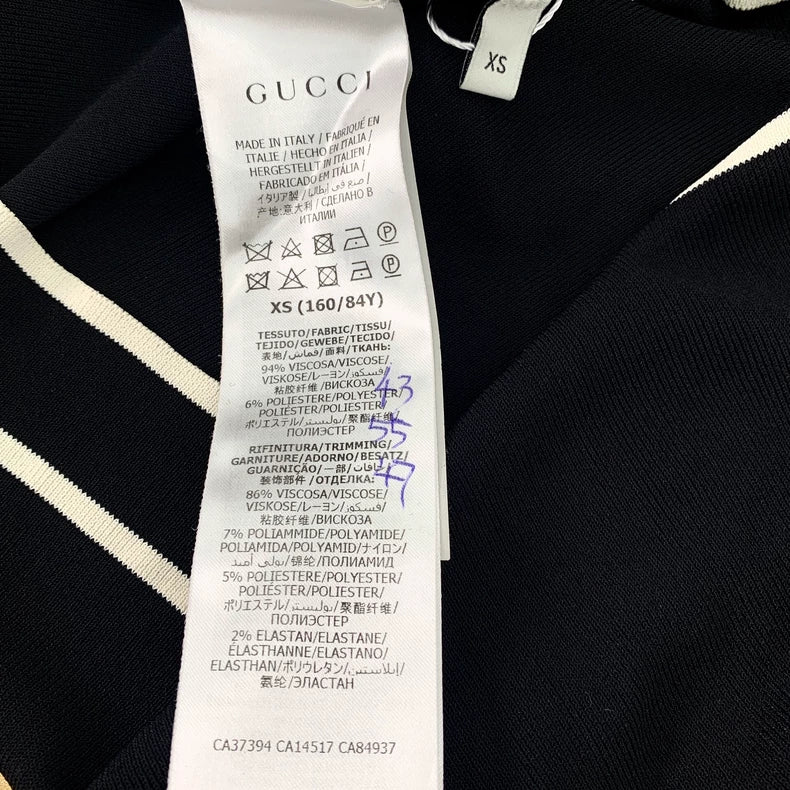 Gucci Black G-Embroidered Knit Cardigan